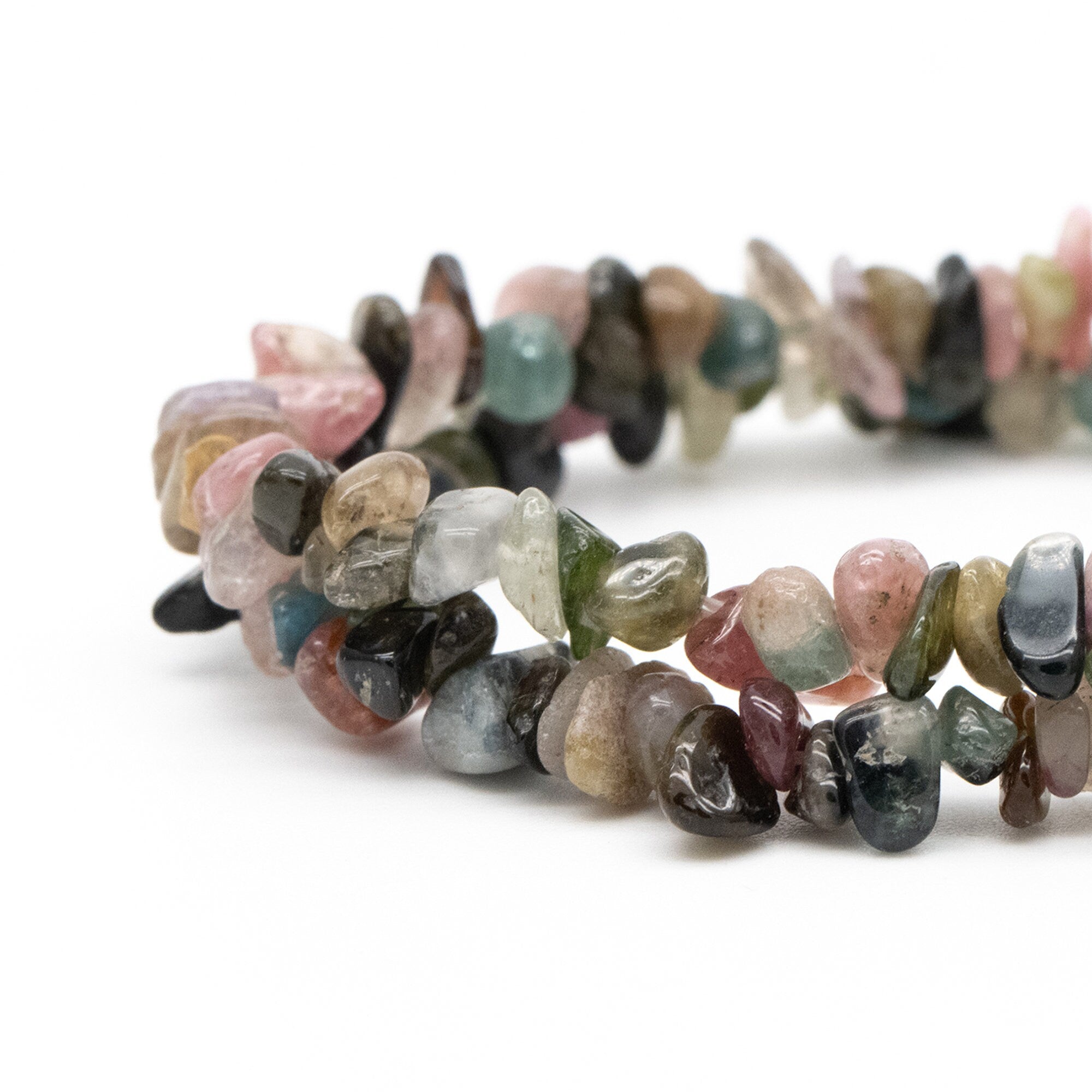 Natural Gemstone Chips Beads Irregular Shaped Freeform Loose Beads Findings with hole for DIY Jewelry Making (TR-060)/ 30 Inches Strand